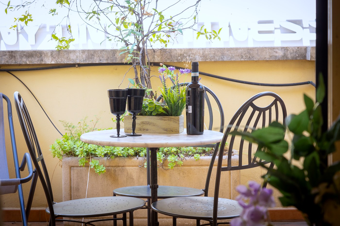 Tavolino in terrazza